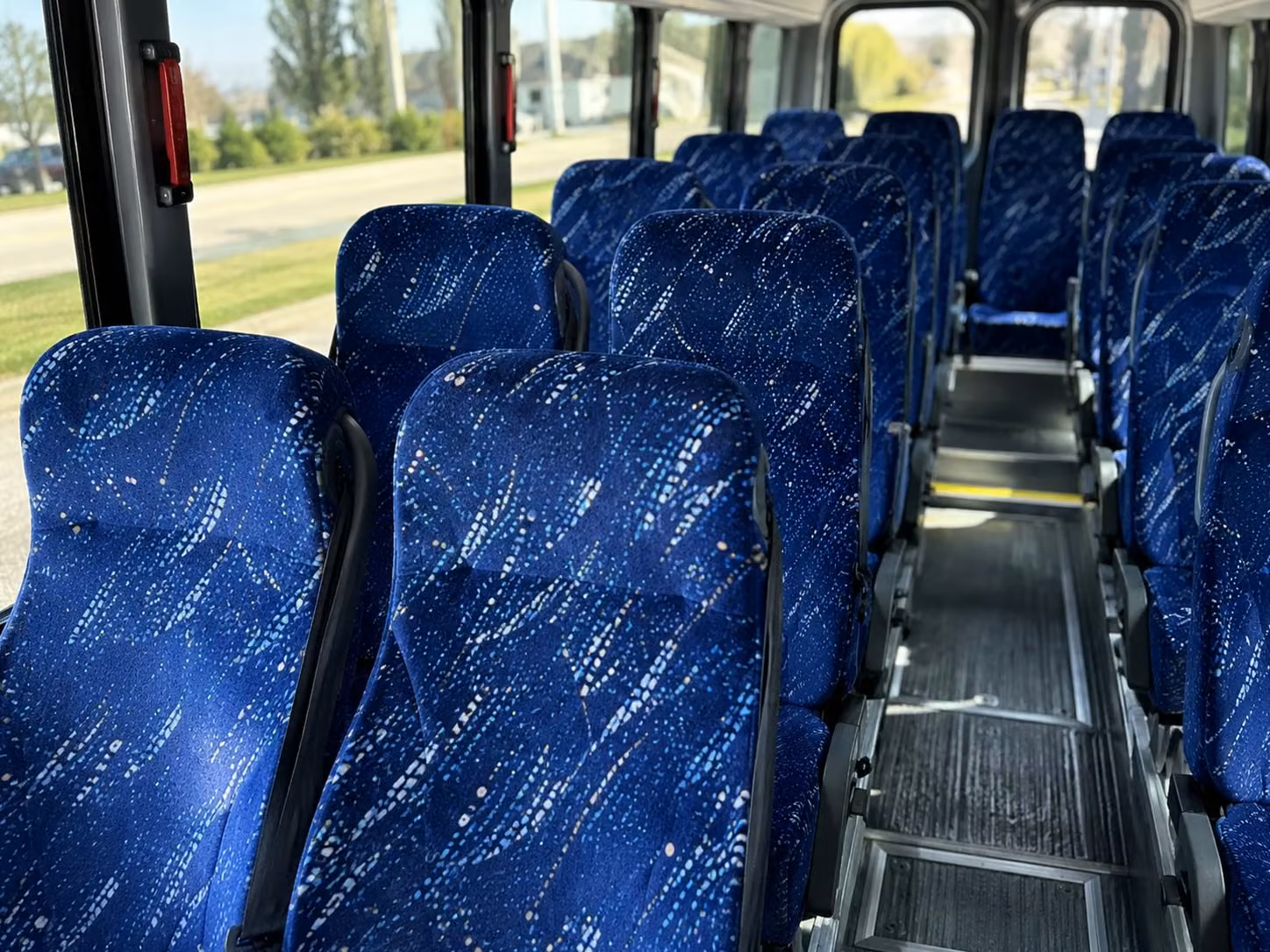 18 passenger minibus interior