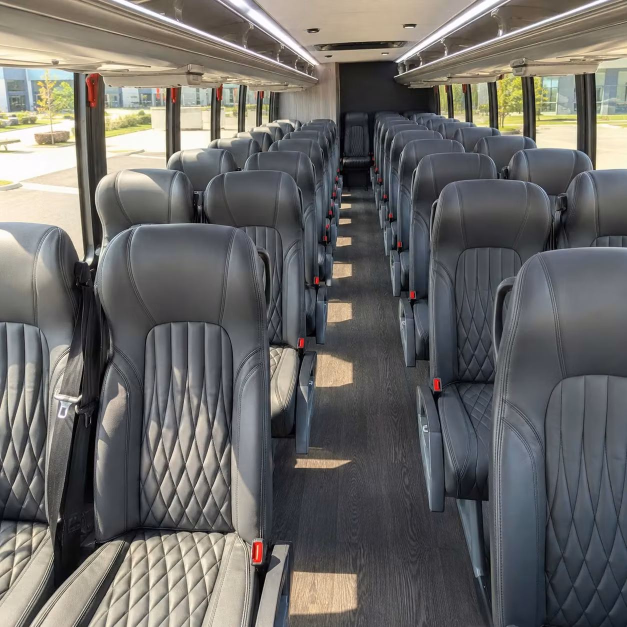 28 passenger minibus interior