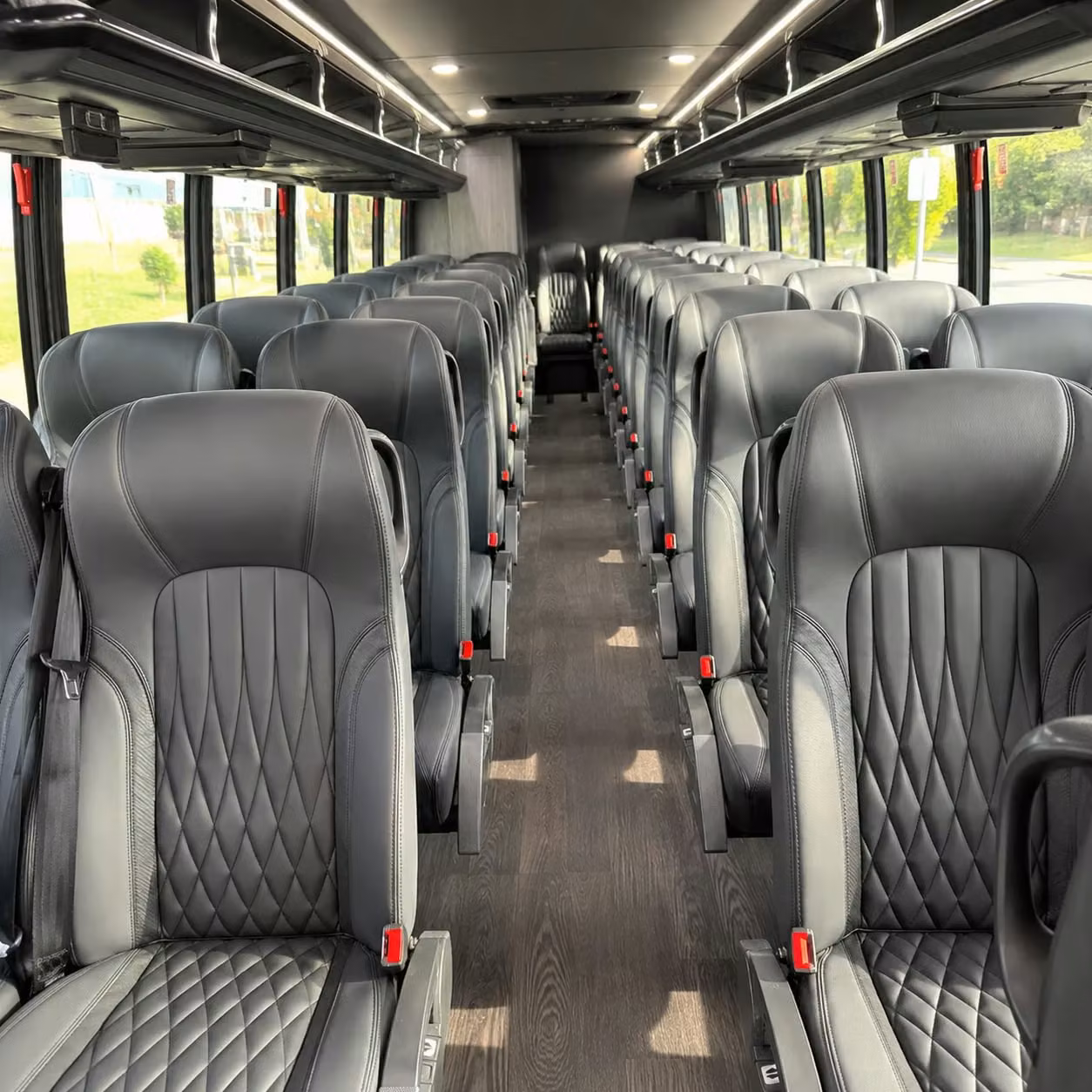 30 passenger minibus inside
