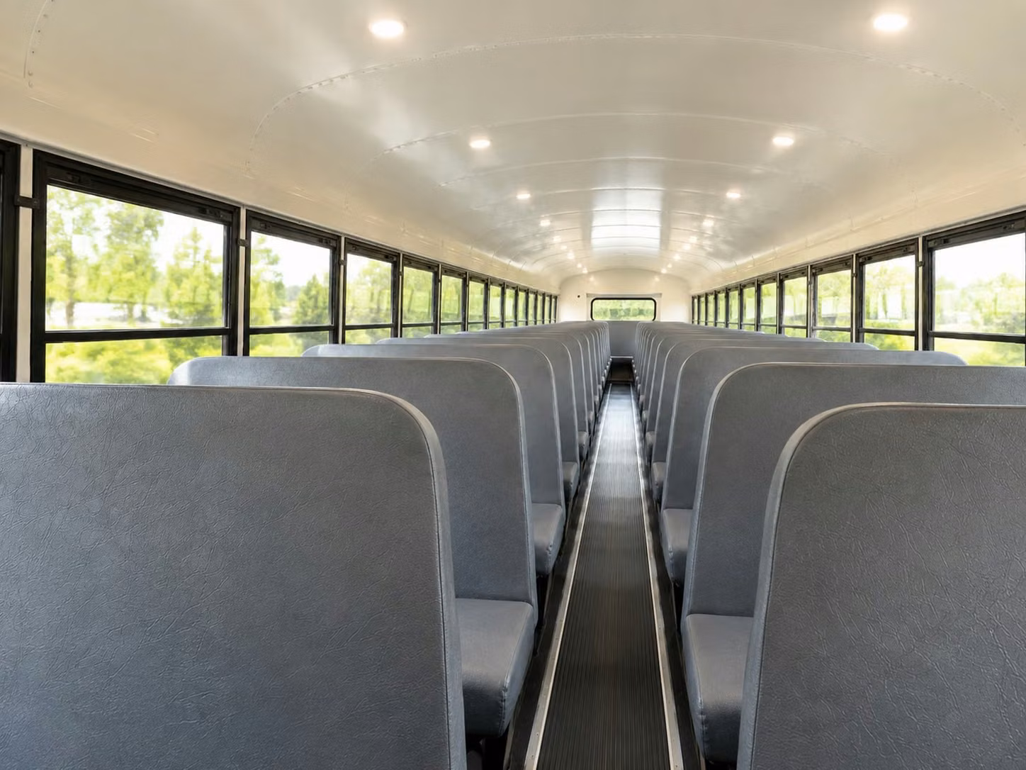 school bus interior