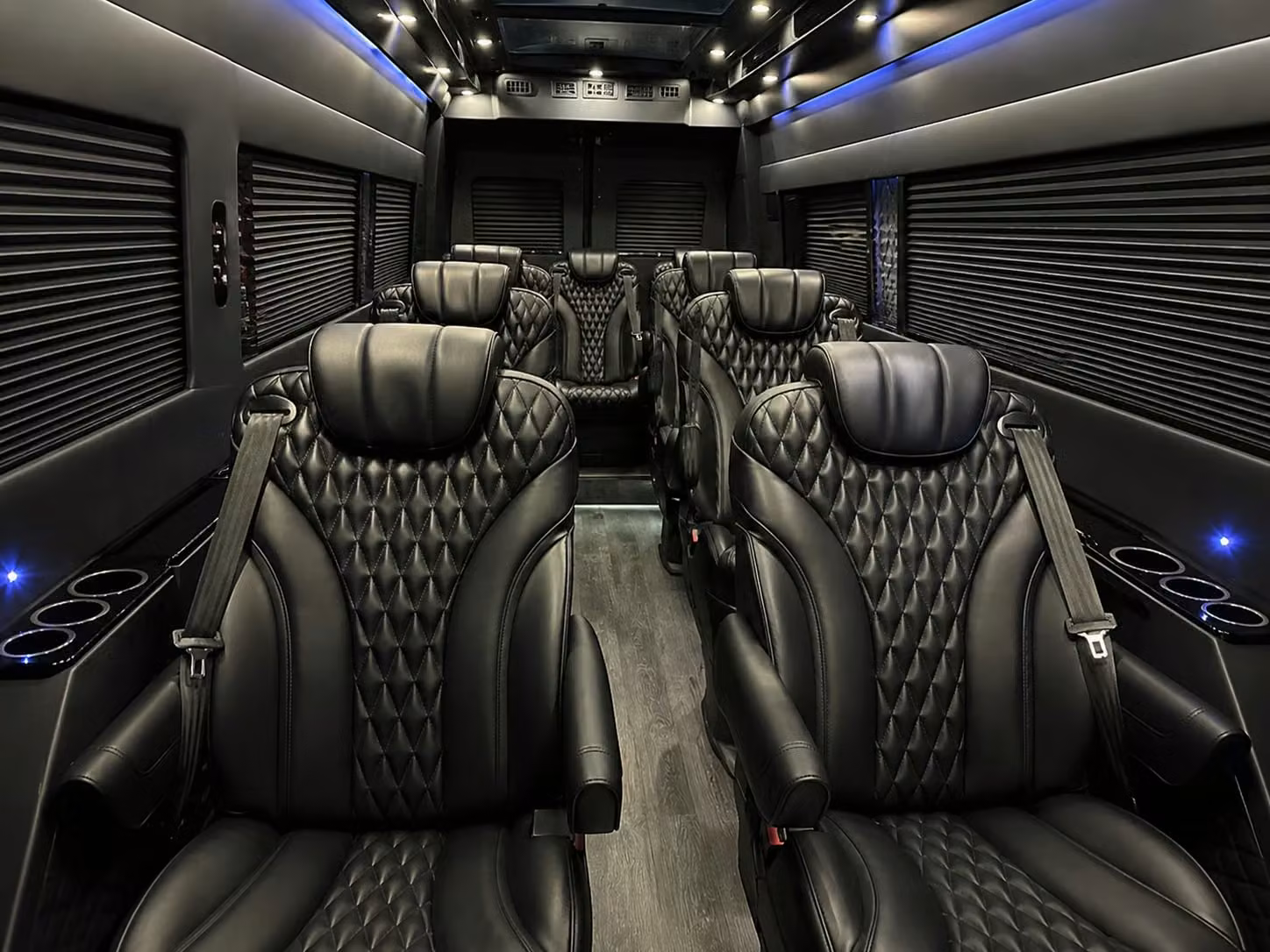 sprinter van with driver inside